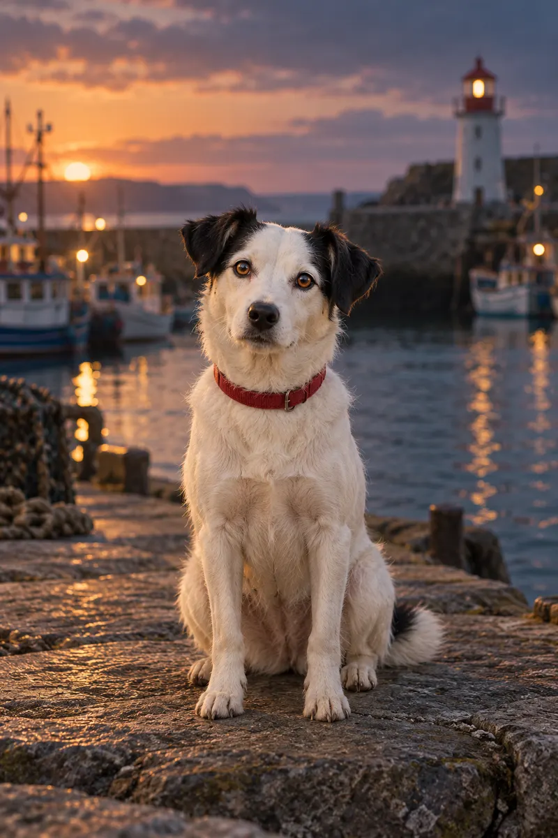 Kohaku — Un cane bianco